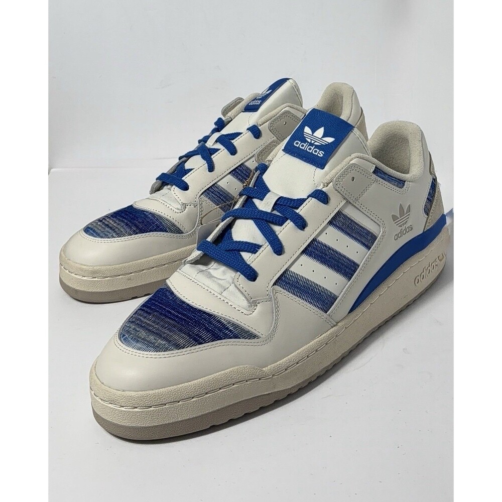 adidas Forum Low CL Sneakers White Blue Men’s Size US 17 IH0206